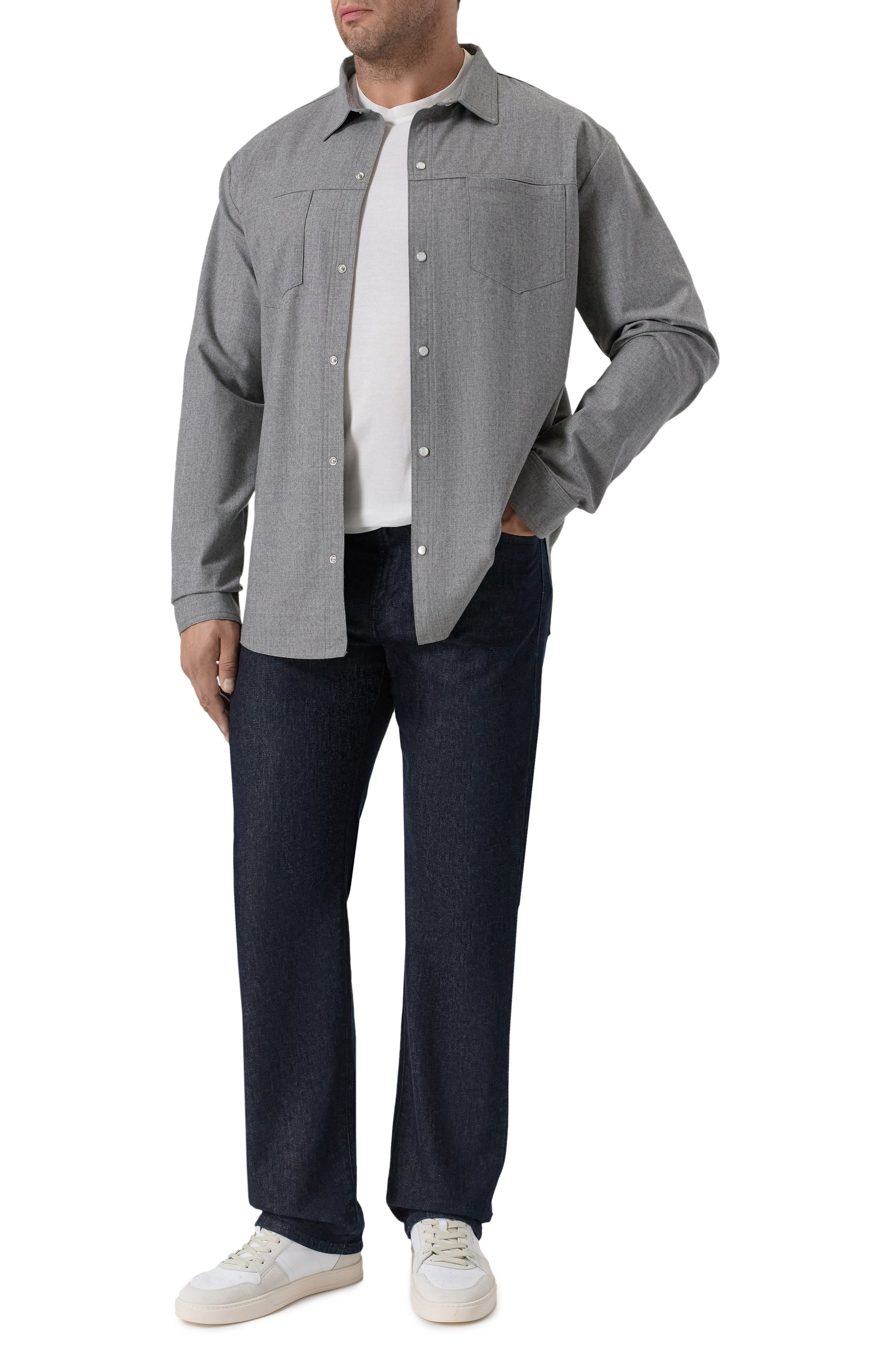 Кашемировая рубашка MARCO PESCAROLO, арт. ZEUS/5243/2, фото 2