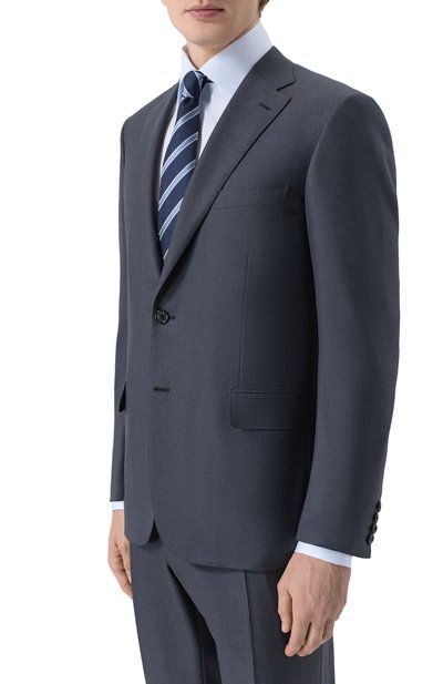 Шерстяной костюм BRIONI серого цвета по цене 754500 руб., арт. RA000L/P5AMI, фото 2 Шерстяной костюм BRIONI, арт. RA000L/P5AMI, фото 2