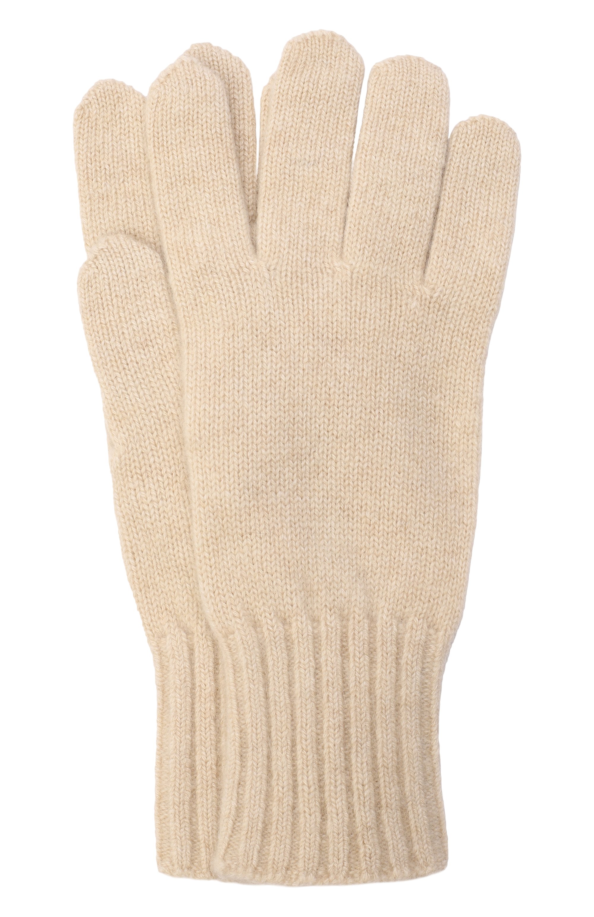 Кашемировые перчатки TEGIN светло-бежевого цвета по цене 15900 руб., арт. 5392-9916, фото 1 Кашемировые перчатки TEGIN, арт. 5392-9916, фото 1