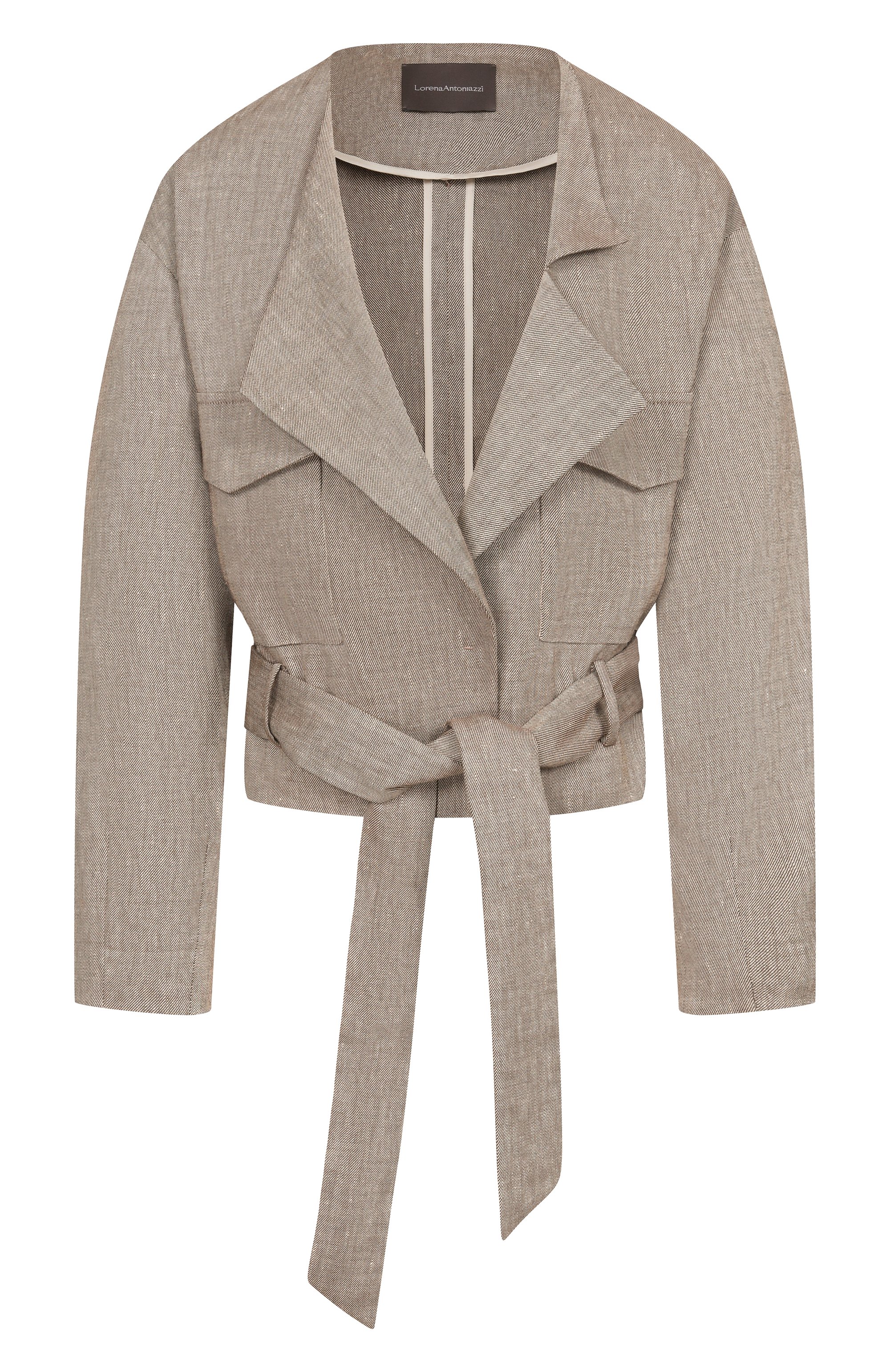 Жакет изо льна и вискозы LORENA ANTONIAZZI, арт. E2624GA47A/5154, фото 1