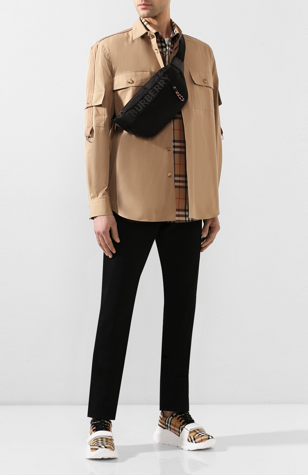 Текстильная поясная сумка BURBERRY, арт. 8025668, фото 2