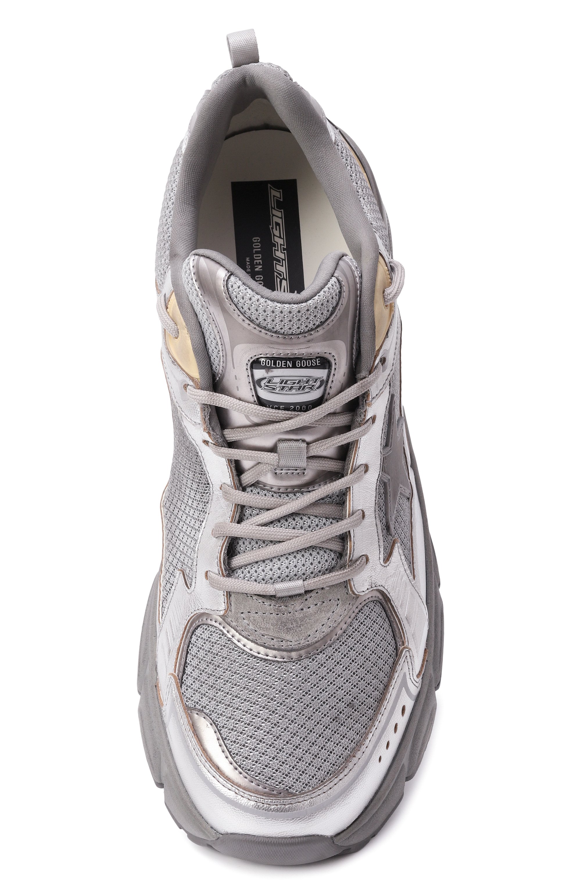 Комбинированные кроссовки lightstar GOLDEN GOOSE DELUXE BRAND, арт. GMF00724.F006475, фото 6