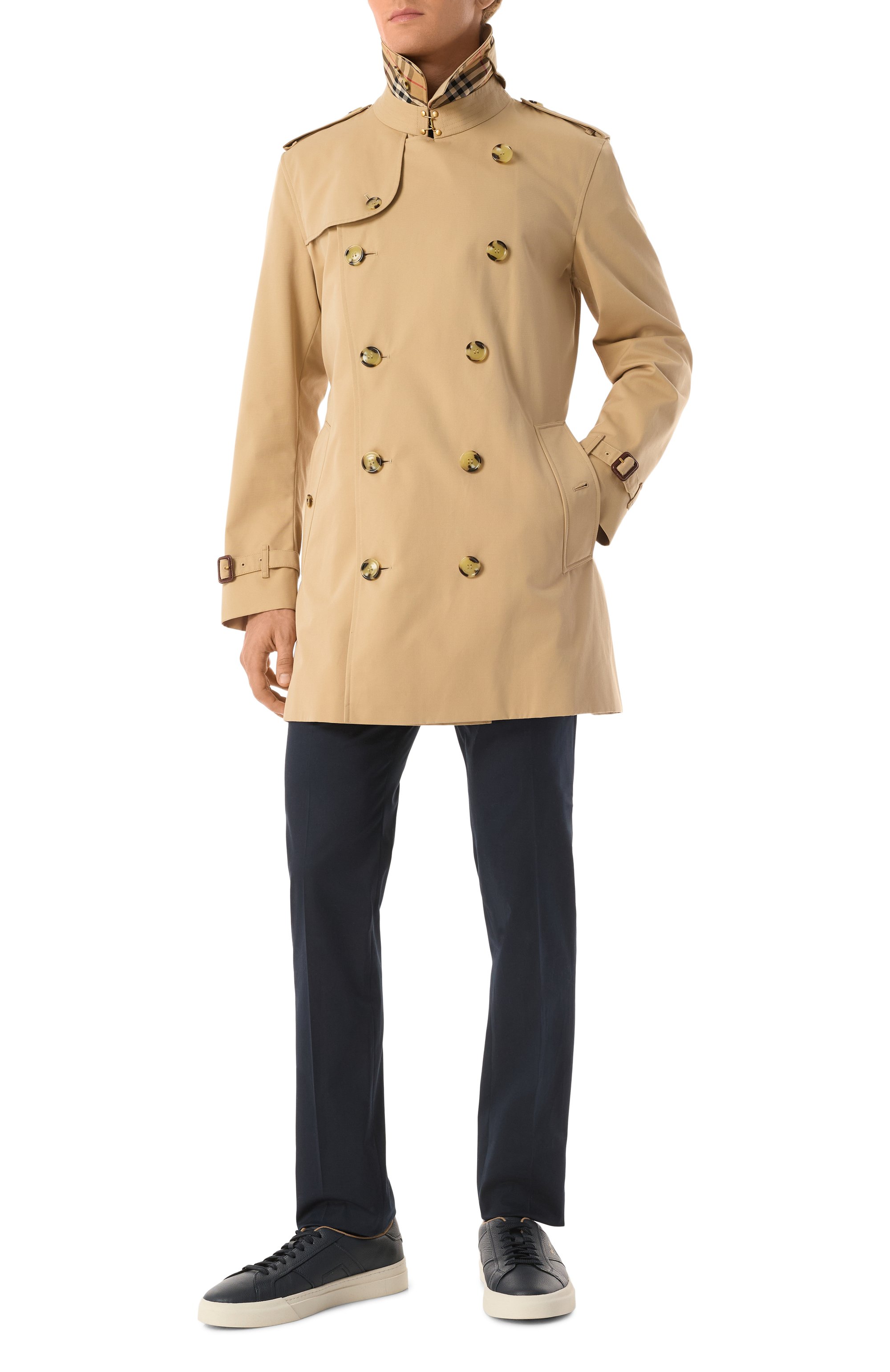 Хлопковый тренч BURBERRY, арт. 8079390, фото 2