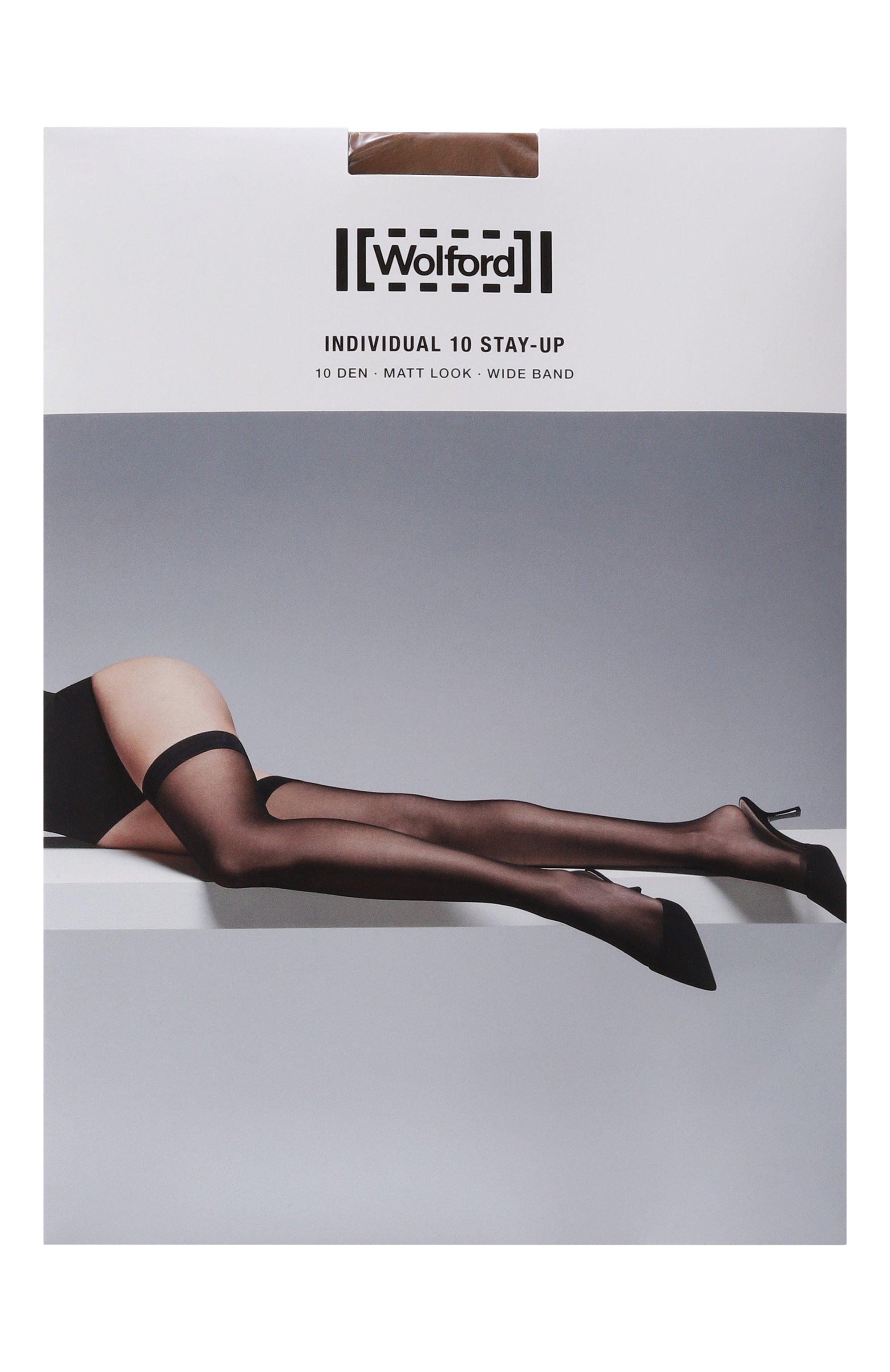Чулки WOLFORD бежевого цвета по цене 6900 руб., арт. 21663, фото 1 Чулки WOLFORD, арт. 21663, фото 1