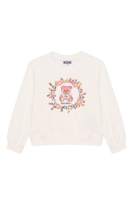 

Хлопковый свитшот Moschino, Белый