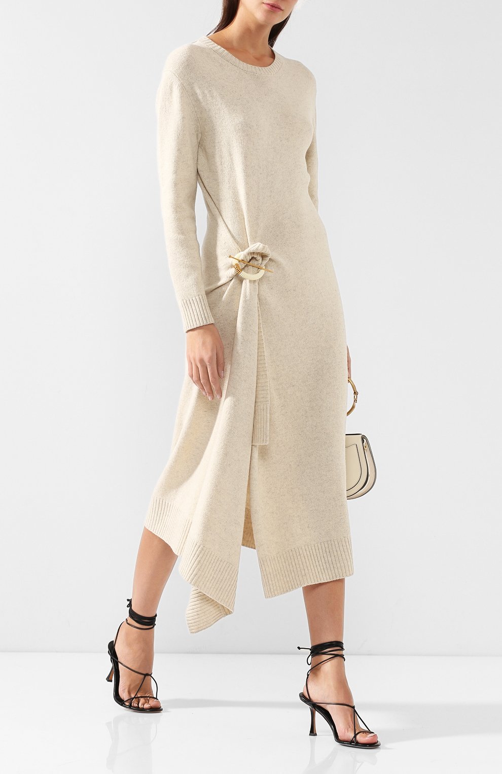 Шерстяное платье-миди CELINE, арт. 26BX2791C, фото 2