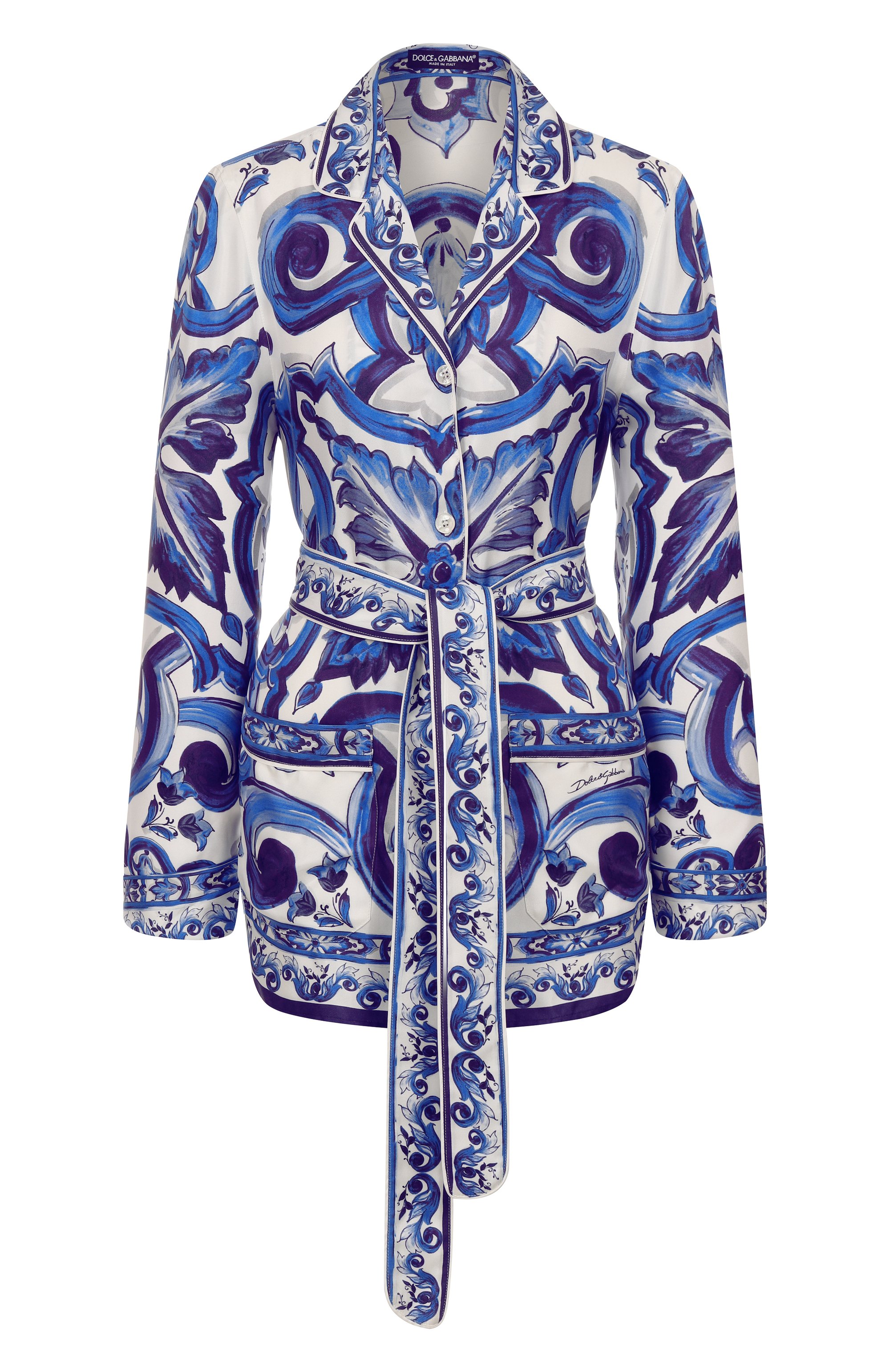 Шелковая блузка DOLCE & GABBANA, арт. F5N53T/HI1BB, фото 1