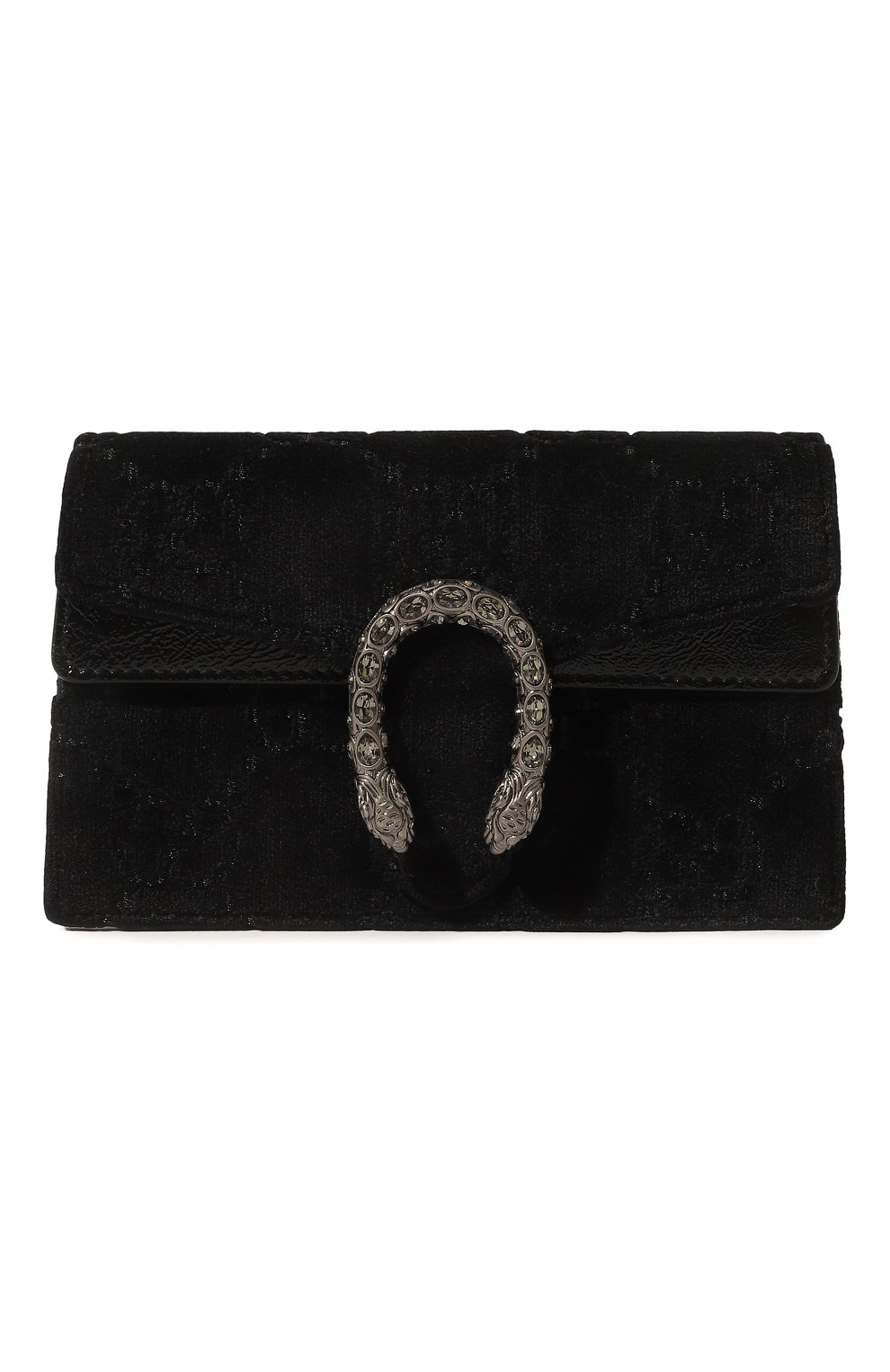 Сумка dionysus gg velvet super mini GUCCI черного цвета по цене 99360 руб., арт. 476432 9TIBN, фото 1 Сумка dionysus gg velvet super mini GUCCI, арт. 476432 9TIBN, фото 1