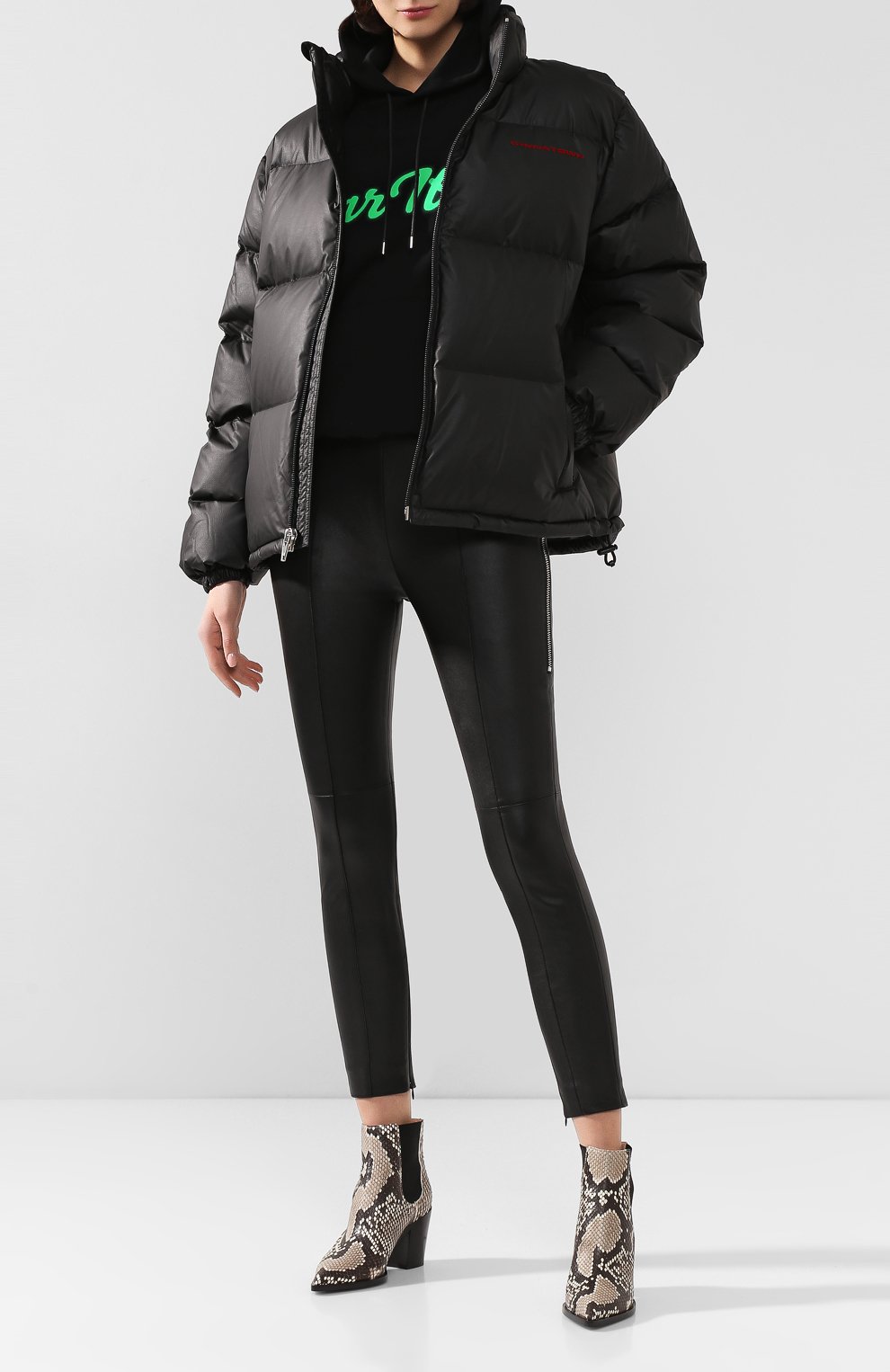 Кожаные легинсы ALEXANDER WANG, арт. 1WC2194154, фото 2