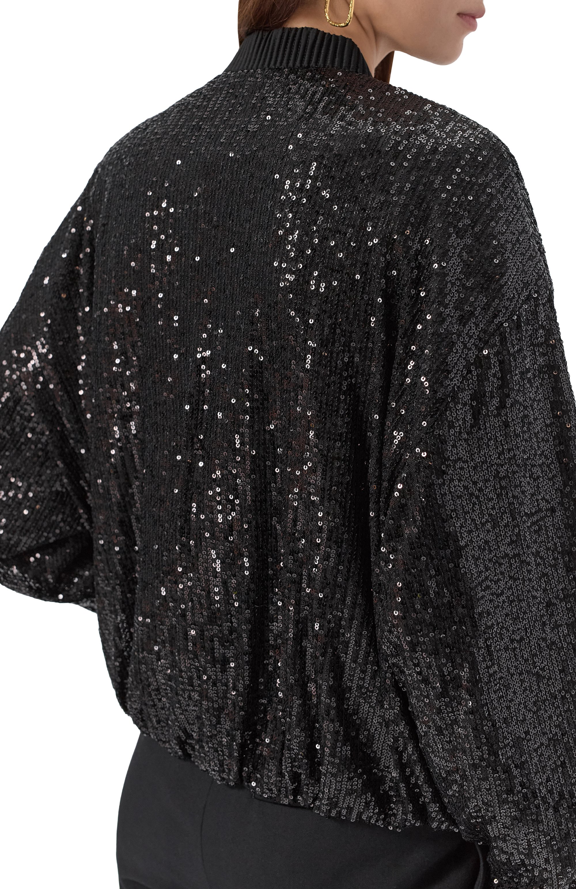 Бомбер с отделкой пайетками BOSS ORANGE, арт. 50548336, фото 5