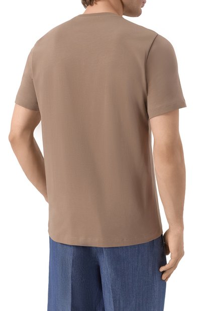 Хлопковая футболка CORNELIANI, арт. 25G581-2525059, фото 4