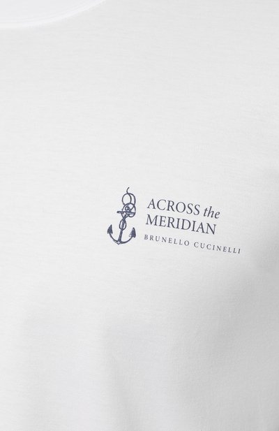 Хлопковая футболка BRUNELLO CUCINELLI, арт. M0T618442P, фото 5