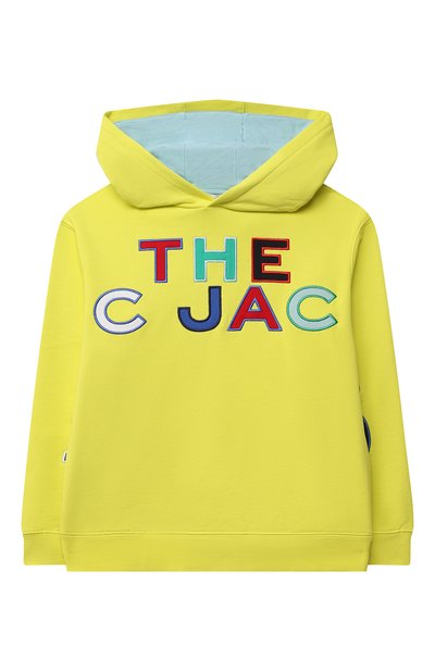 Хлопковое худи MARC JACOBS (THE) желтого цвета по цене 15650 руб., арт. W25482, фото 1 Хлопковое худи MARC JACOBS (THE), арт. W25482, фото 1