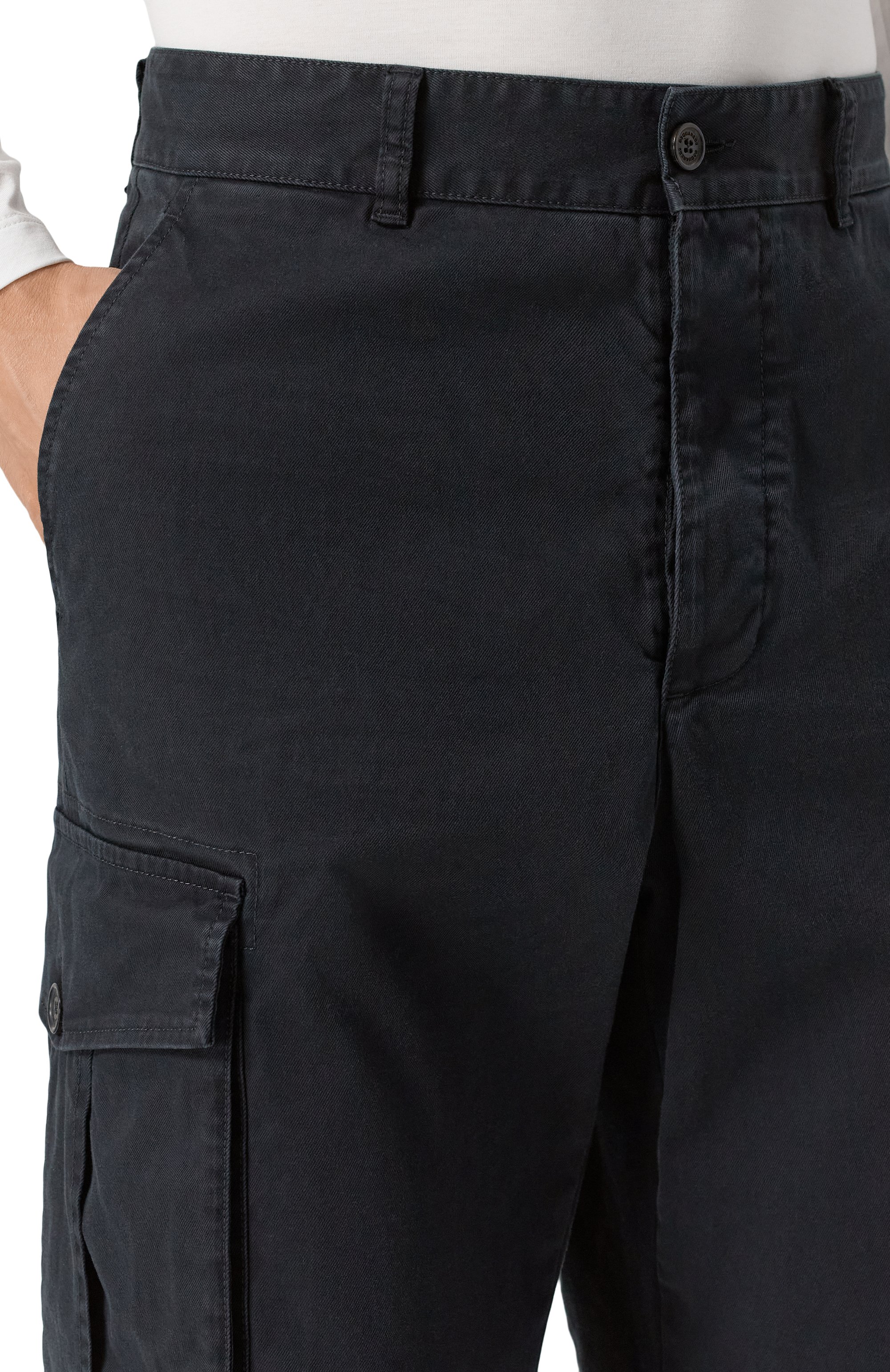 Хлопковые брюки-карго DSQUARED2, арт. S74KB1079/S39021, фото 5