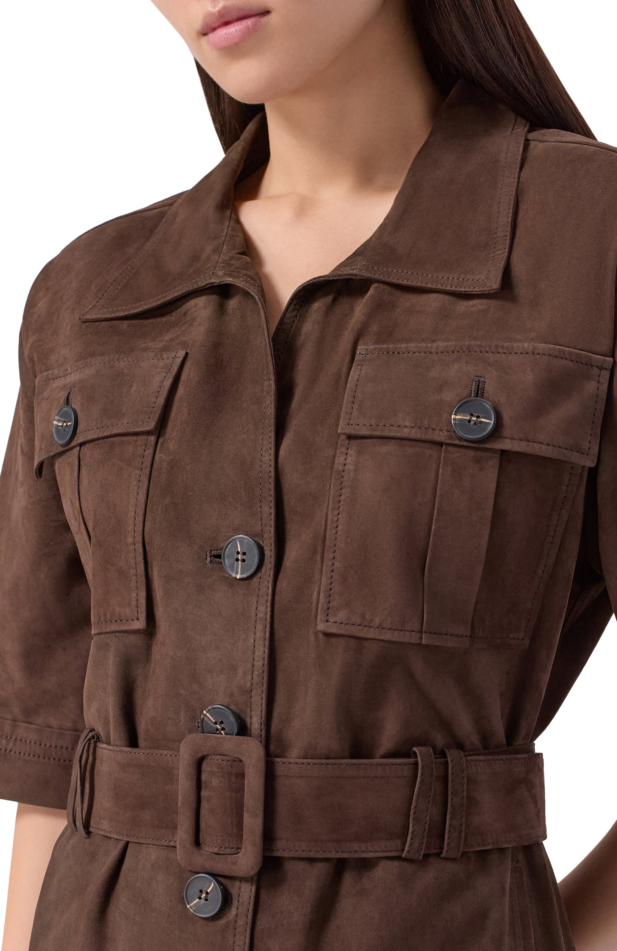 Замшевое платье VENERA M., арт. 20-25-38, фото 4