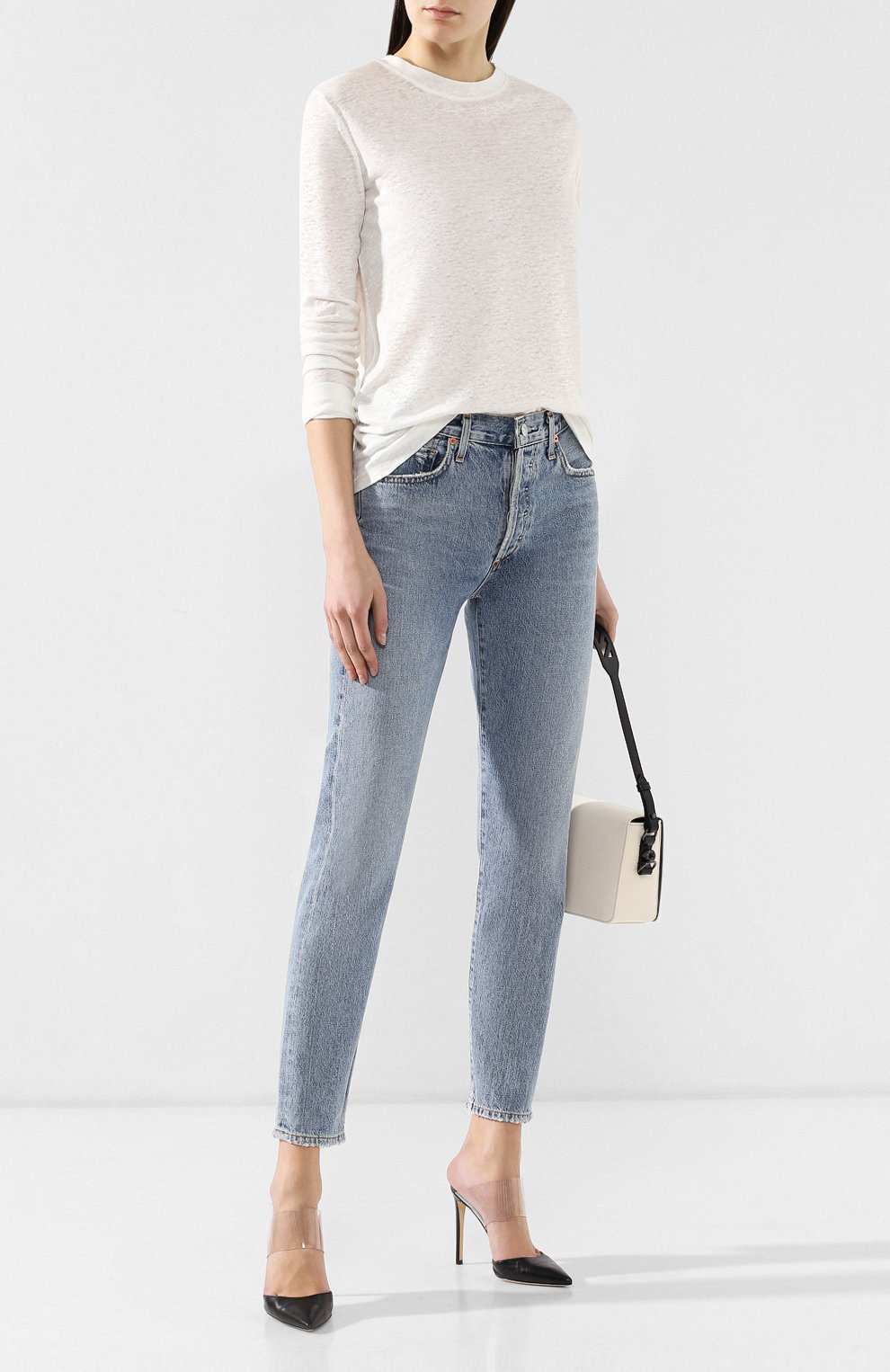 Льняной лонгслив ACNE STUDIOS, арт. AL0030, фото 2