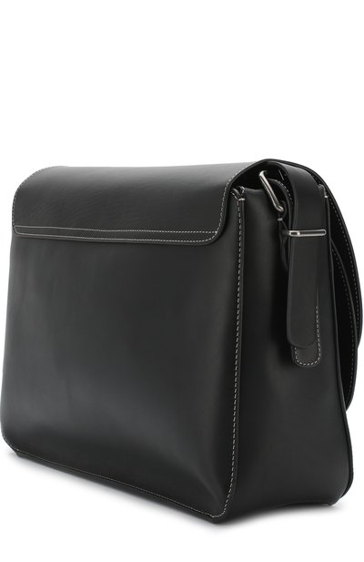 Кожаный мессенджер с клапаном GIORGIO ARMANI, арт. Y2M193/YDI5J, фото 3