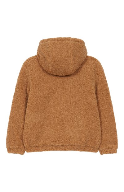 Куртка из экомеха MOSCHINO светло-коричневого цвета по цене 36600 руб., арт. HUA008/LIA00/10-14, фото 2 Куртка из экомеха MOSCHINO, арт. HUA008/LIA00/10-14, фото 2