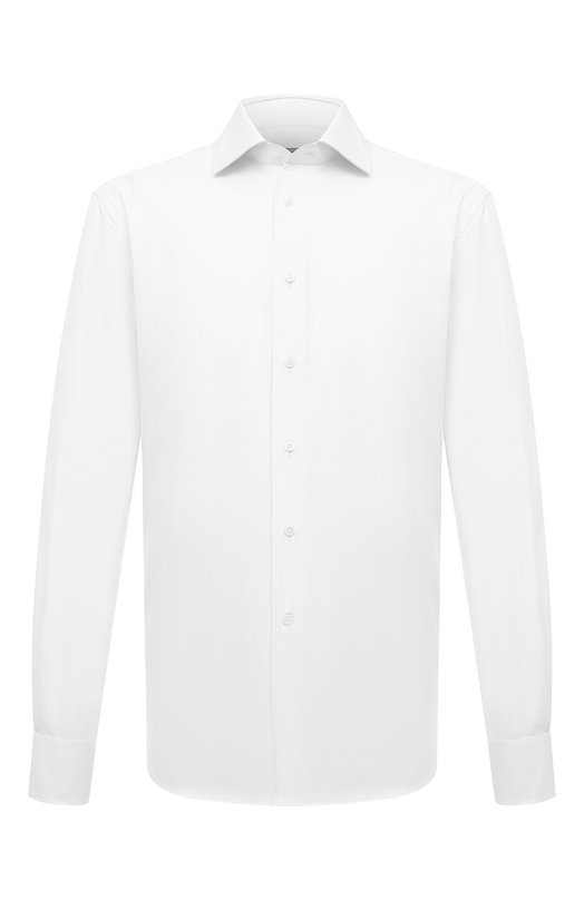Хлопковая сорочка Corneliani 94P100-9411700 Белый 94P100-9411700