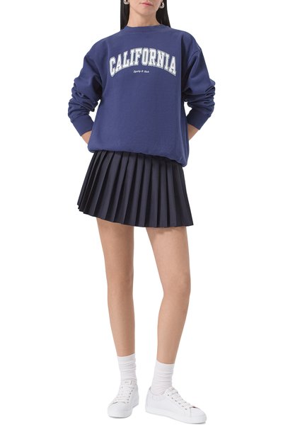 Хлопковый свитшот SPORTY AND RICH, арт. ST071516501BL32, фото 2