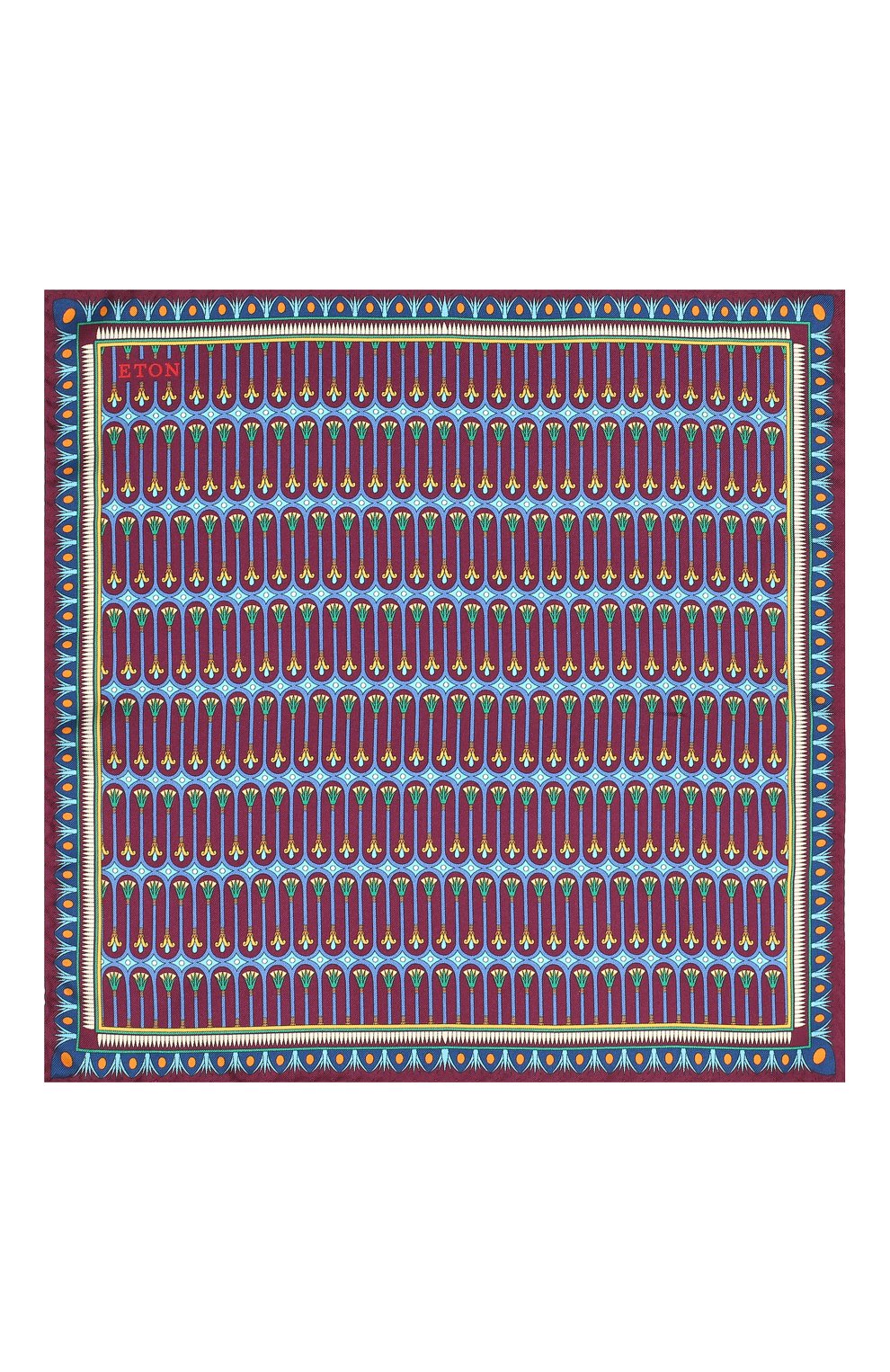 Шелковый платок ETON бордового цвета по цене 5855 руб., арт. A000 31944, фото 3 Шелковый платок ETON, арт. A000 31944, фото 3