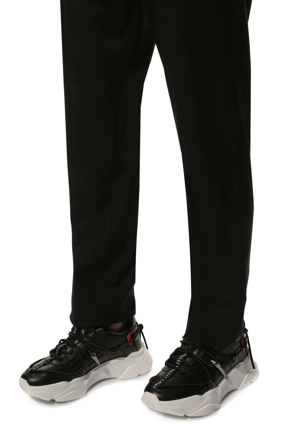 Кожаные кроссовки ROBERTO CAVALLI, арт. PNS016/PZA67, фото 3