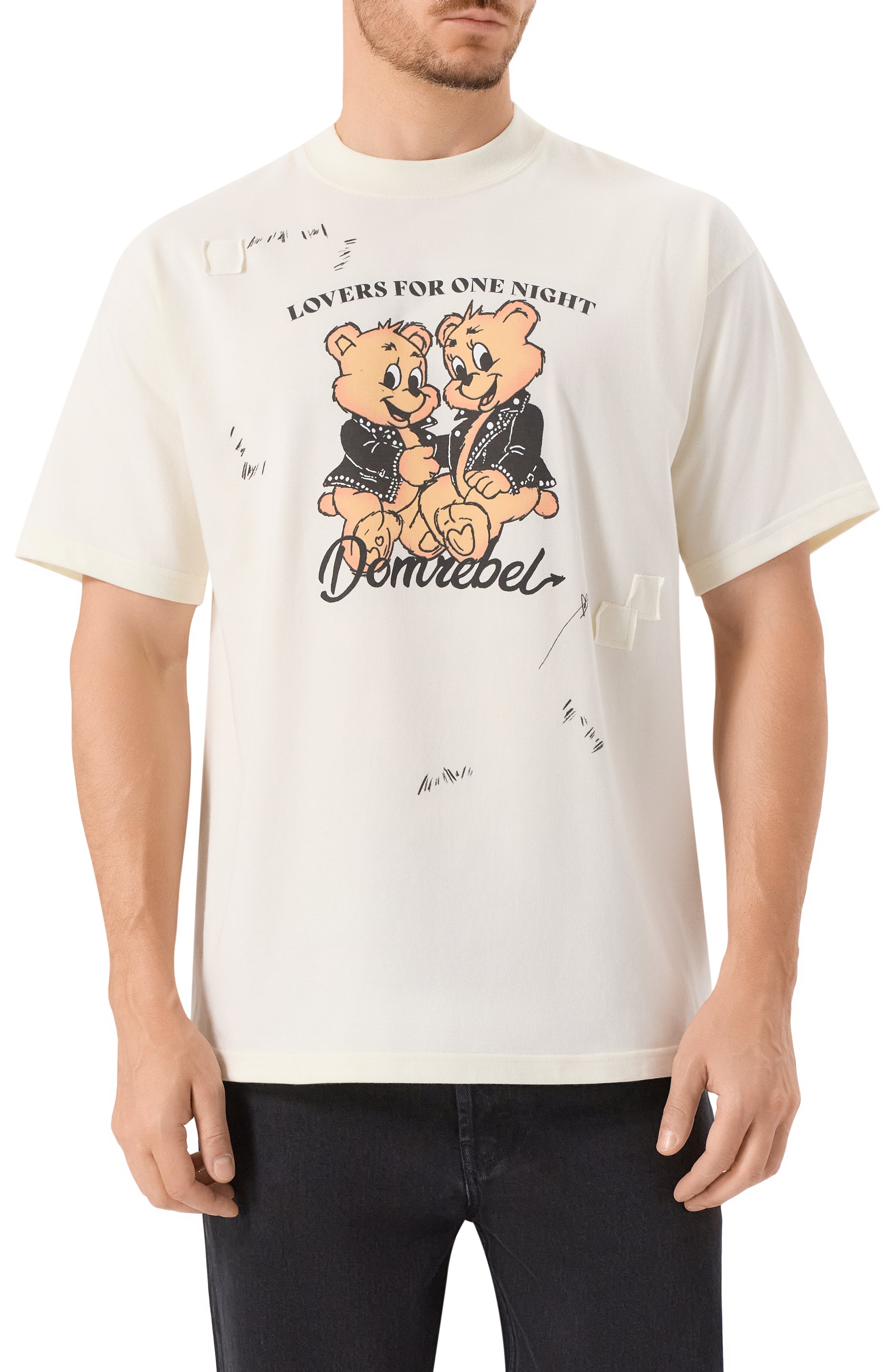 Хлопковая футболка DOMREBEL, арт. M 0NE NIGHT, фото 3