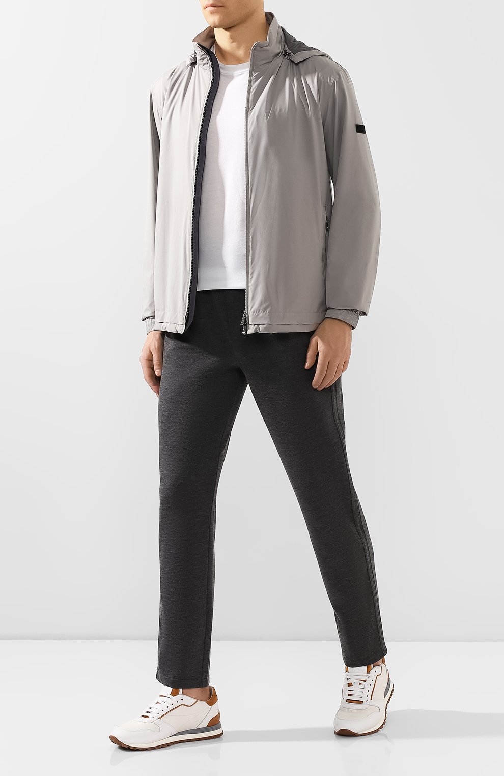 Куртка ZEGNA серого цвета по цене 75800 руб., арт. VU019/ZZ078, фото 2 Куртка ZEGNA, арт. VU019/ZZ078, фото 2