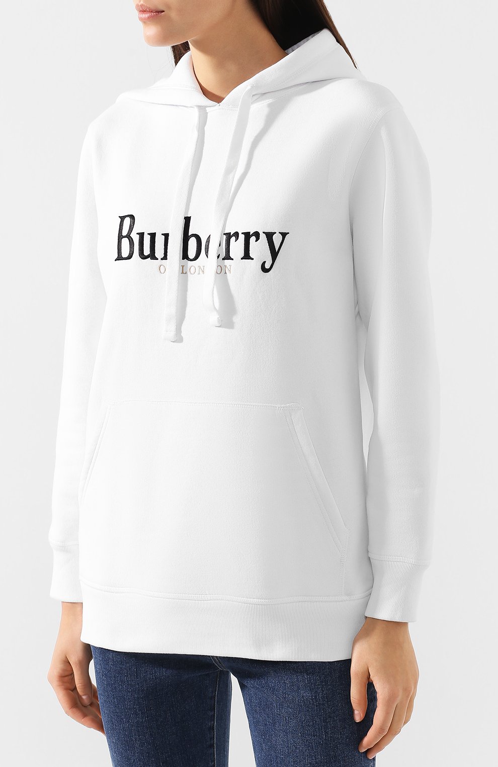 Хлопковое худи BURBERRY, арт. 8004803, фото 3
