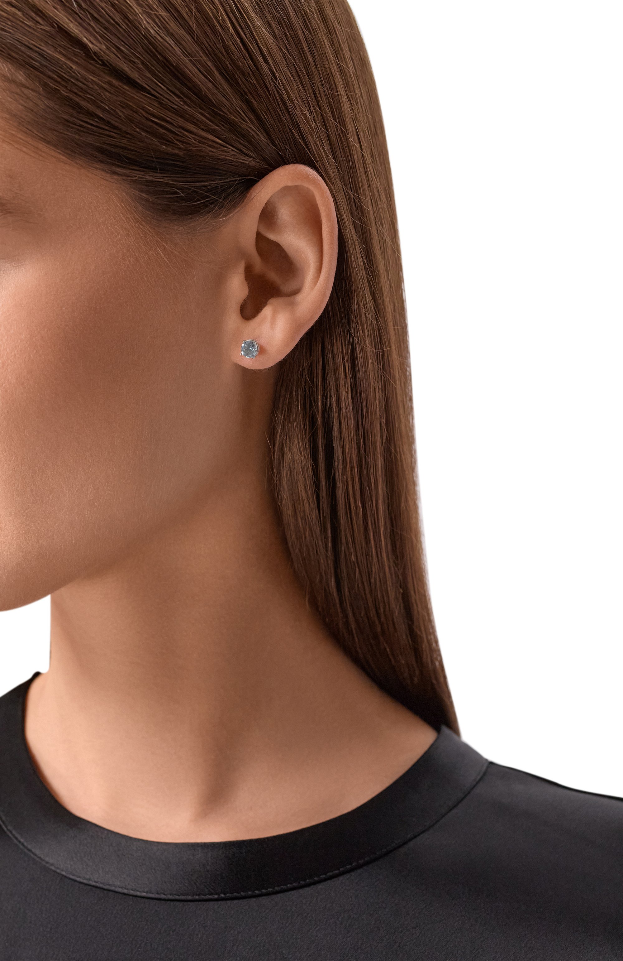 Серьги-пусеты cartoon baby с топазом MOONKA голубого цвета по цене 9700 руб., арт. cr-bb-er-tpz, фото 2 Серьги-пусеты cartoon baby с топазом MOONKA, арт. cr-bb-er-tpz, фото 2