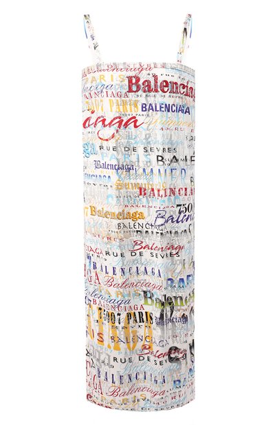 Женское платье из вискозы BALENCIAGA, арт. 571105/TEL38