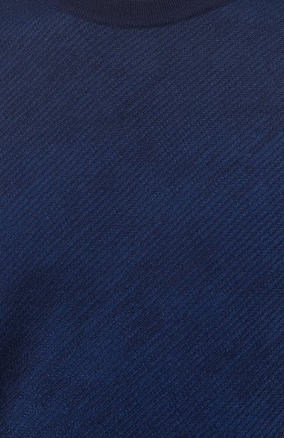 Джемпер из шелка и хлопка ZILLI, арт. MBZ-RN120-JACQ1/MC01, фото 5