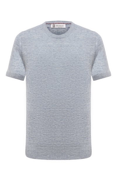 Джемпер изо льна и хлопка BRUNELLO CUCINELLI, арт. M2L00310, фото 1