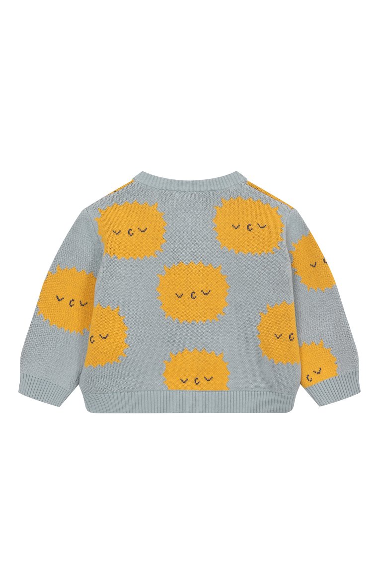 Детский хлопковый кардиган TINYCOTTONS голубого цвета, арт. SS25-316 | Фото 2 (Нос: Не проставлено; Кросс-КТ НВ: Кардиганы; Материал внешний: Хлопок; Ростовка одежда: 3 мес | 62 см, 18 мес | 86 см, 9 мес | 74 см, 6 мес | 68 см, 12 мес | 80 см, 24 мес | 92 см)