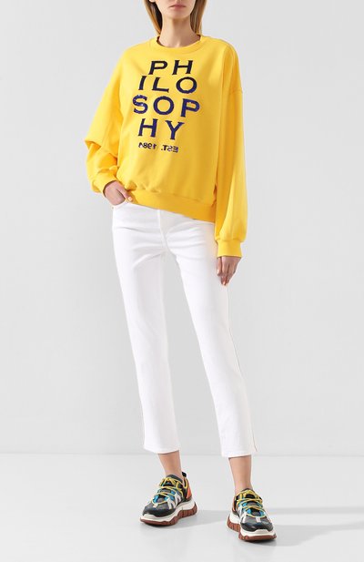 Хлопковый  свитшот PHILOSOPHY DI LORENZO SERAFINI, арт. A1710/747, фото 2