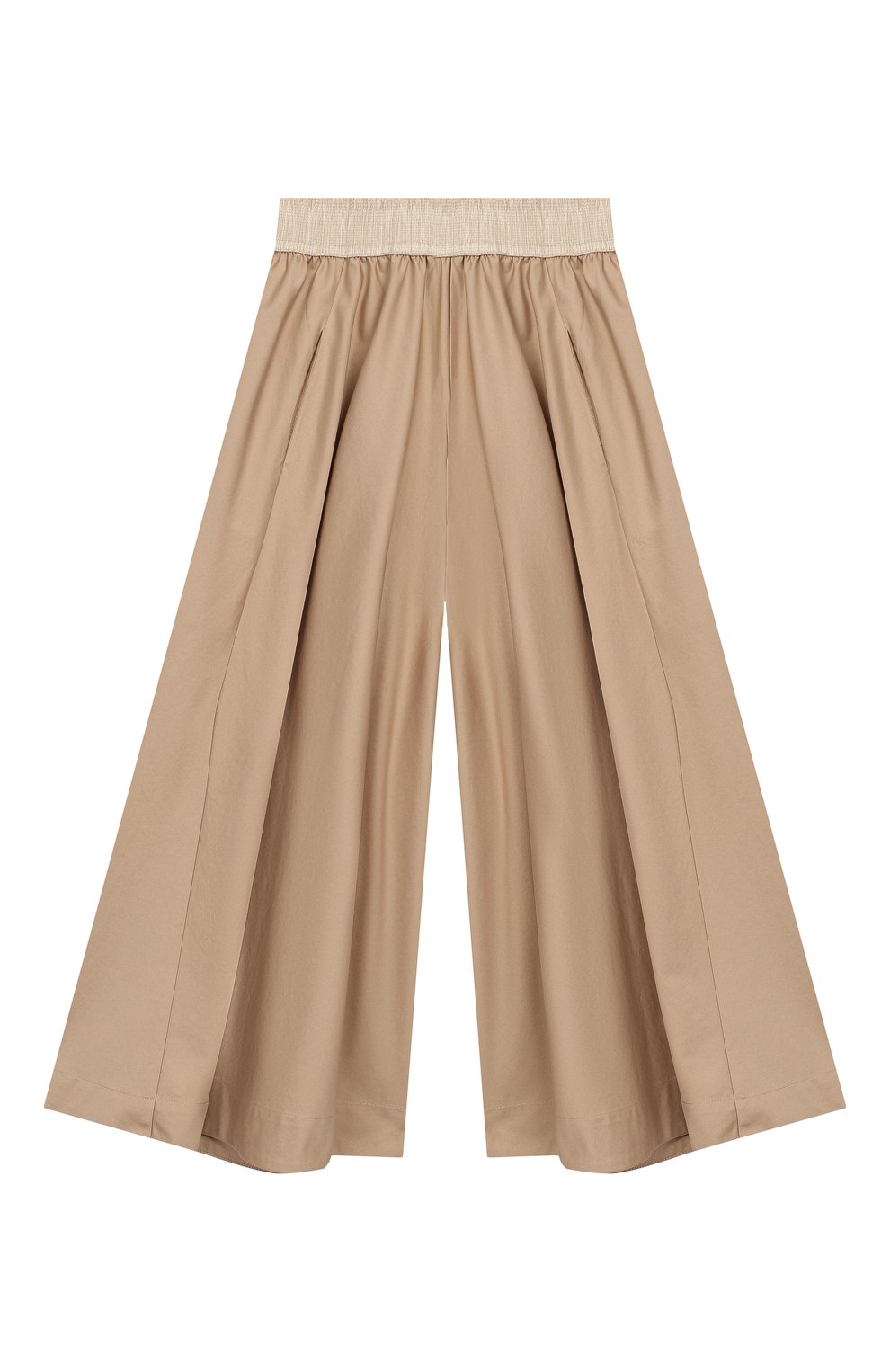 Хлопковые брюки UNLABEL бежевого цвета по цене 17600 руб., арт. CASSIA-2/08-IN001-A/12A-16A, фото 1 Хлопковые брюки UNLABEL, арт. CASSIA-2/08-IN001-A/12A-16A, фото 1