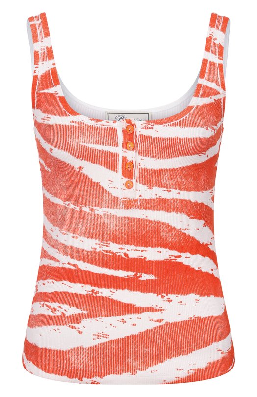 Хлопковая майка Blumarine 2T123A Оранжевый 2T123A