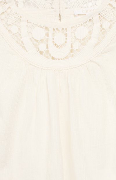 Хлопковое платье CHLOÉ, арт. C12724/6A-12A, фото 3