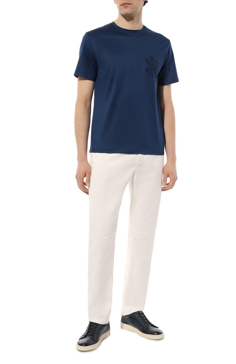 Кожаные кеды PANTANETTI, арт. 17420E, фото 2