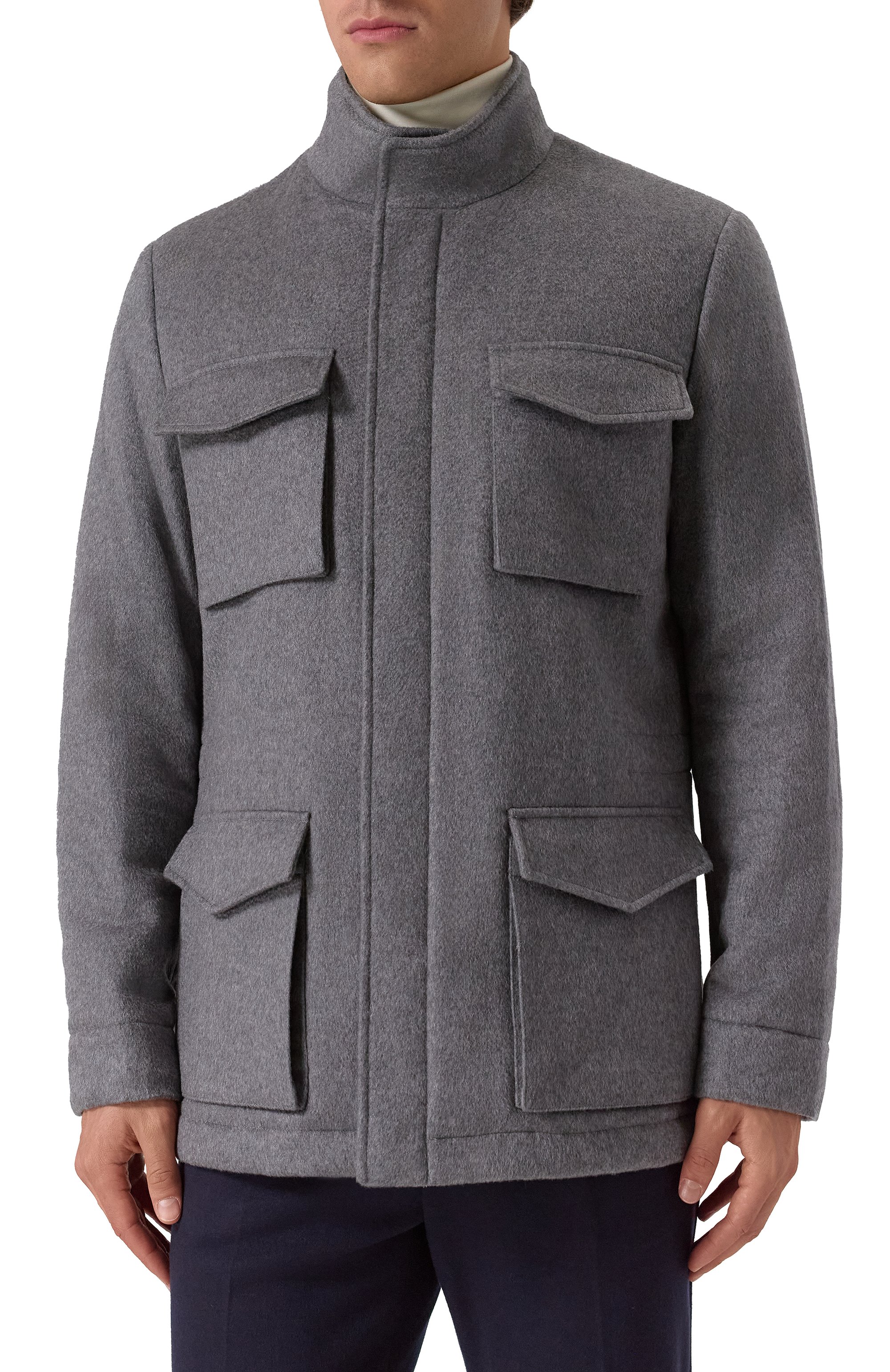 Кашемировая куртка ANDREA CAMPAGNA, арт. 25U628-CUNWSX, фото 3