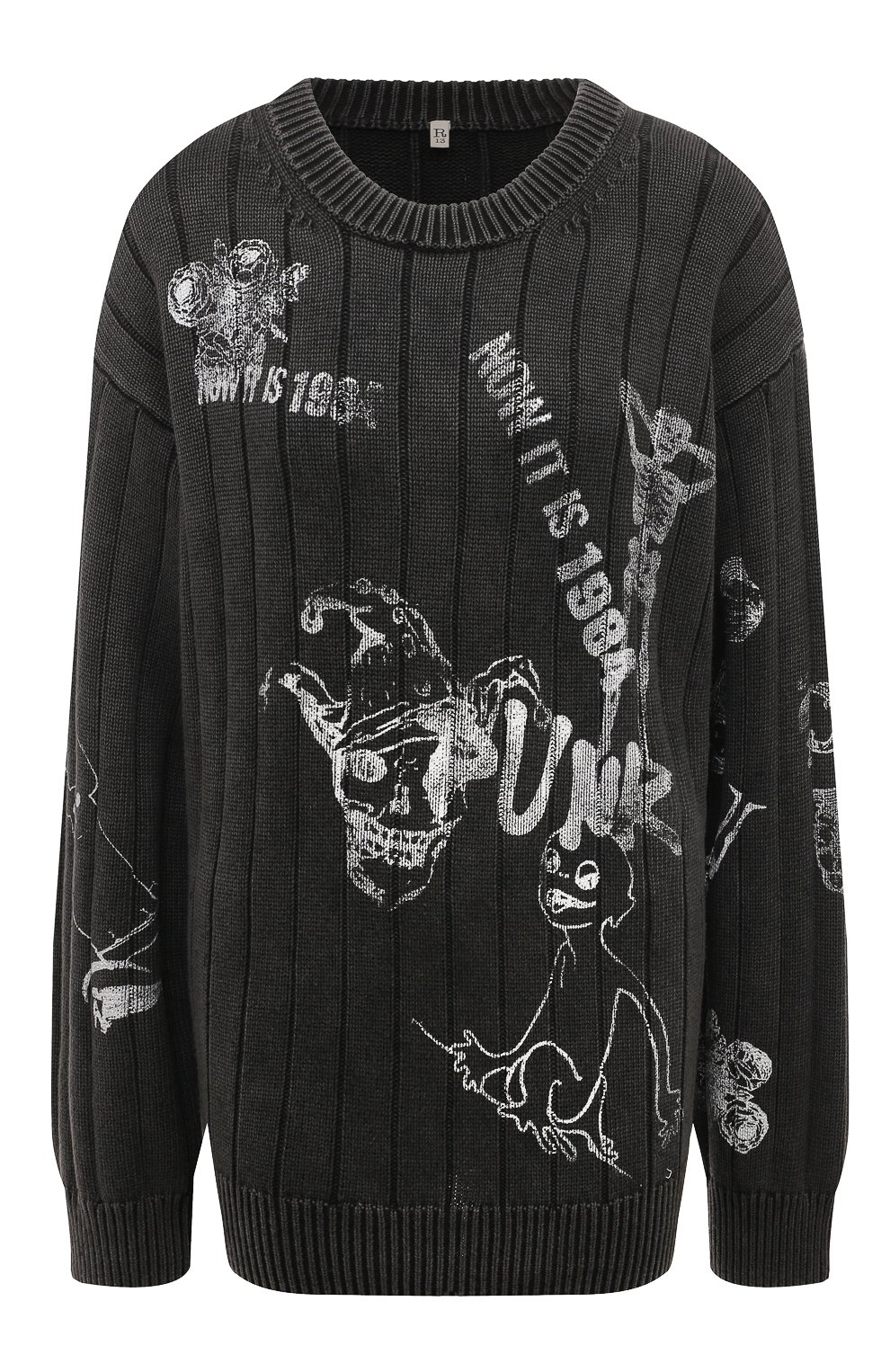 Хлопковый свитер R13, арт. R13WY230-Y147B, фото 1