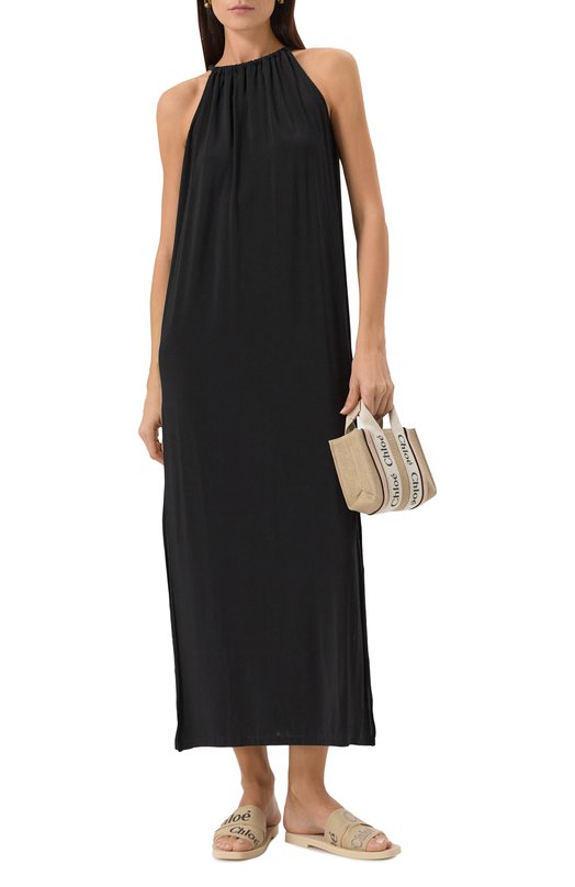 Платье из вискозы Max Mara DIEGO 2516621029 Чёрный  DIEGO 2516621029 Фото 2