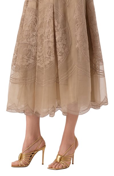 Кожаные босоножки hellen 105 GIANVITO ROSSI, арт. G32488.15RIC.NPSMEK0, фото 3