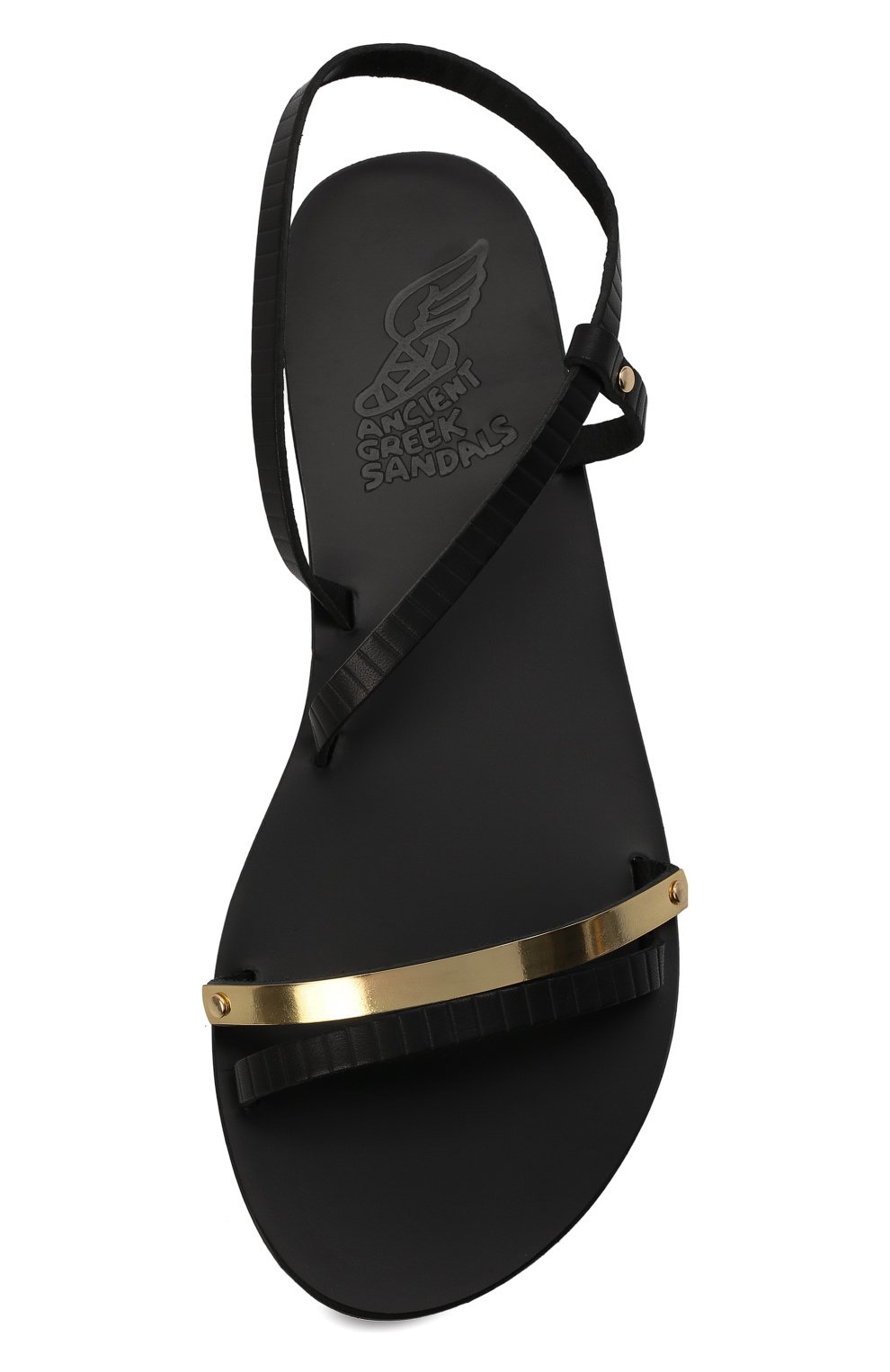 Кожаные сандалии ANCIENT GREEK SANDALS, арт. G0UDI/BLACK, фото 6