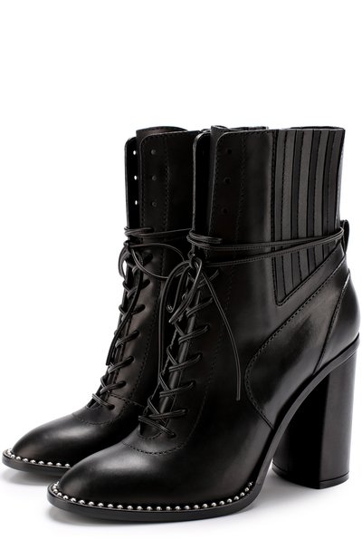 Кожаные ботильоны с заклепками на ранте CASADEI, арт. 1R720H1001L0CA000, фото 1