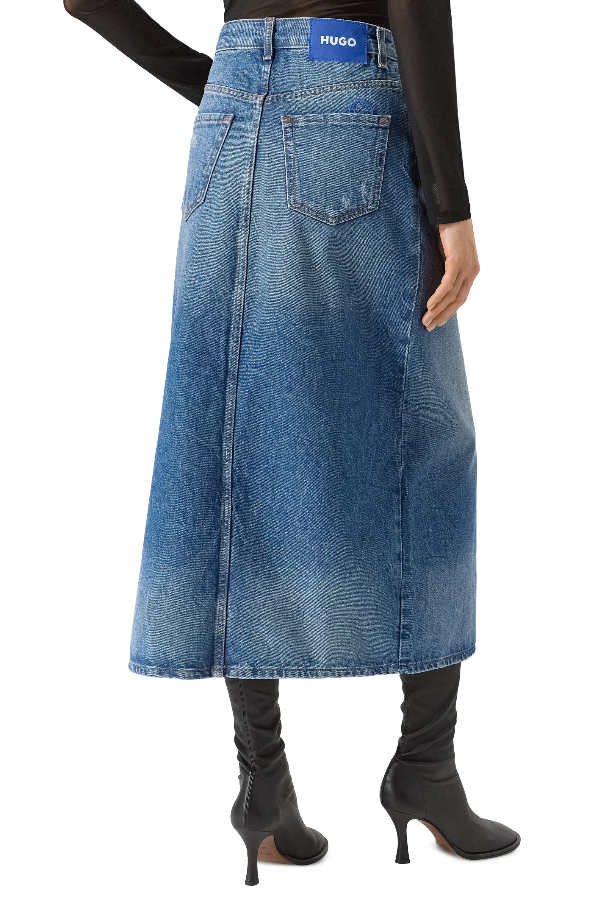 Джинсовая юбка HUGO BLUE, арт. 50531699, фото 4
