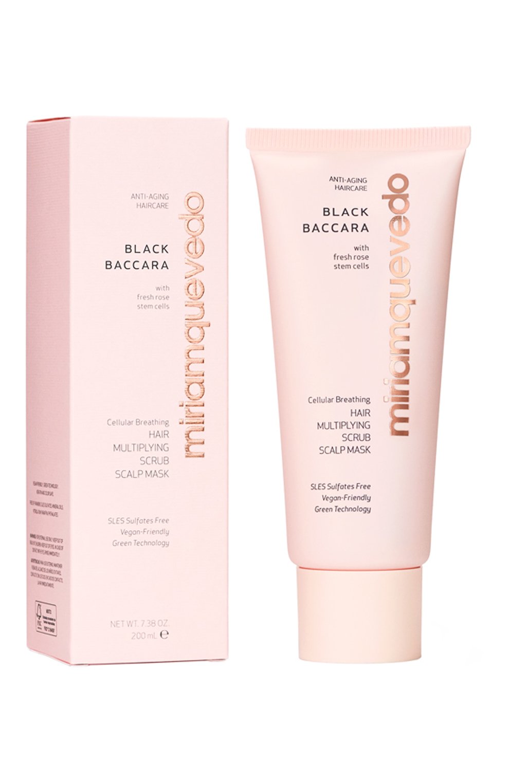 Отшелушивающая маска black baccara (200ml) MIRIAMQUEVEDO, арт. 186, фото 2