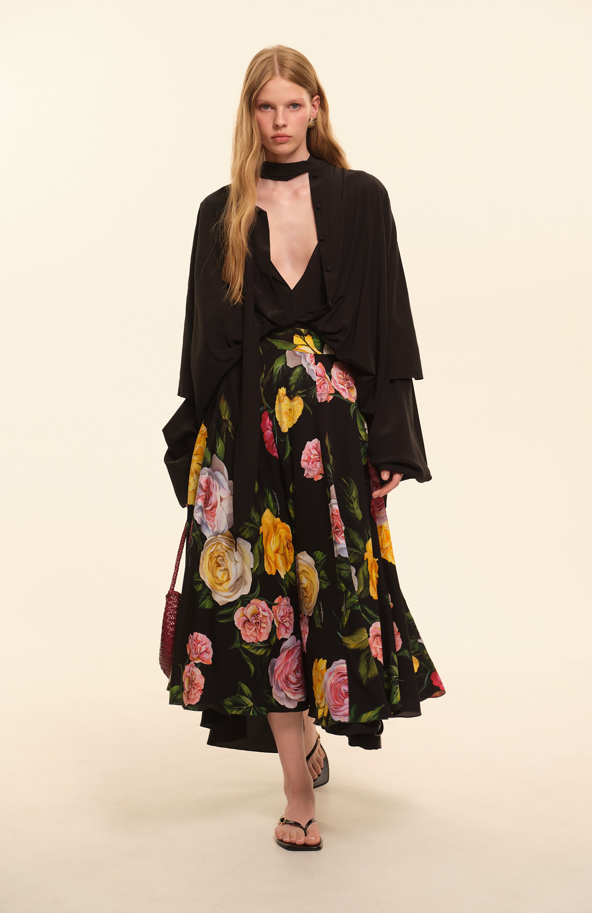 Шелковая юбка DOLCE & GABBANA, арт. F4C2RT/FSA7B, фото 7