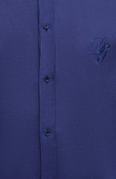 Льняная рубашка DOLCE & GABBANA, арт. G5EJ1Z/FU4IK, фото 5