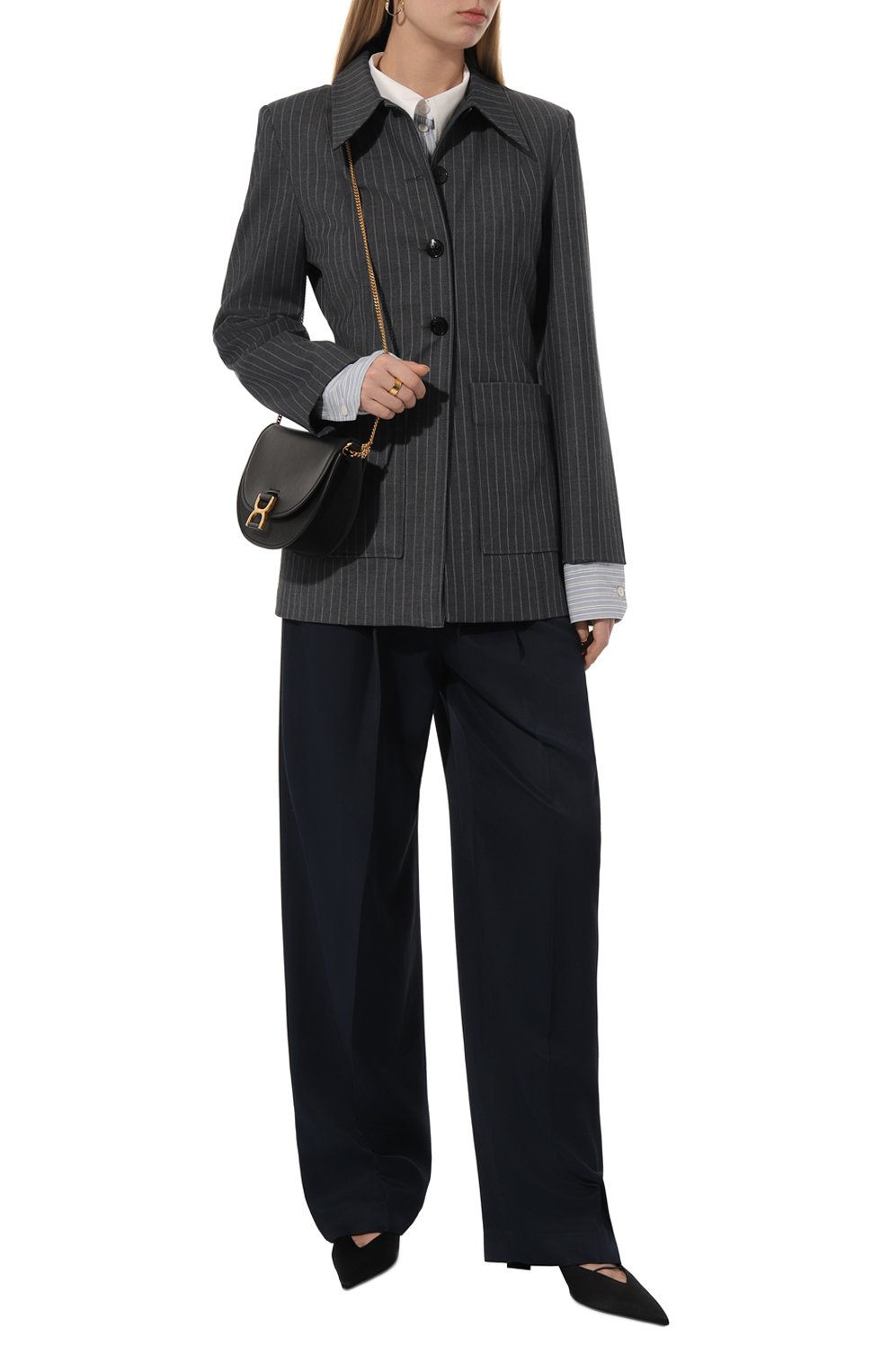 Сумка marcie CHLOÉ черного цвета по цене 237500 руб., арт. CHC23AS604/L14, фото 7 Сумка marcie CHLOÉ, арт. CHC23AS604/L14, фото 7